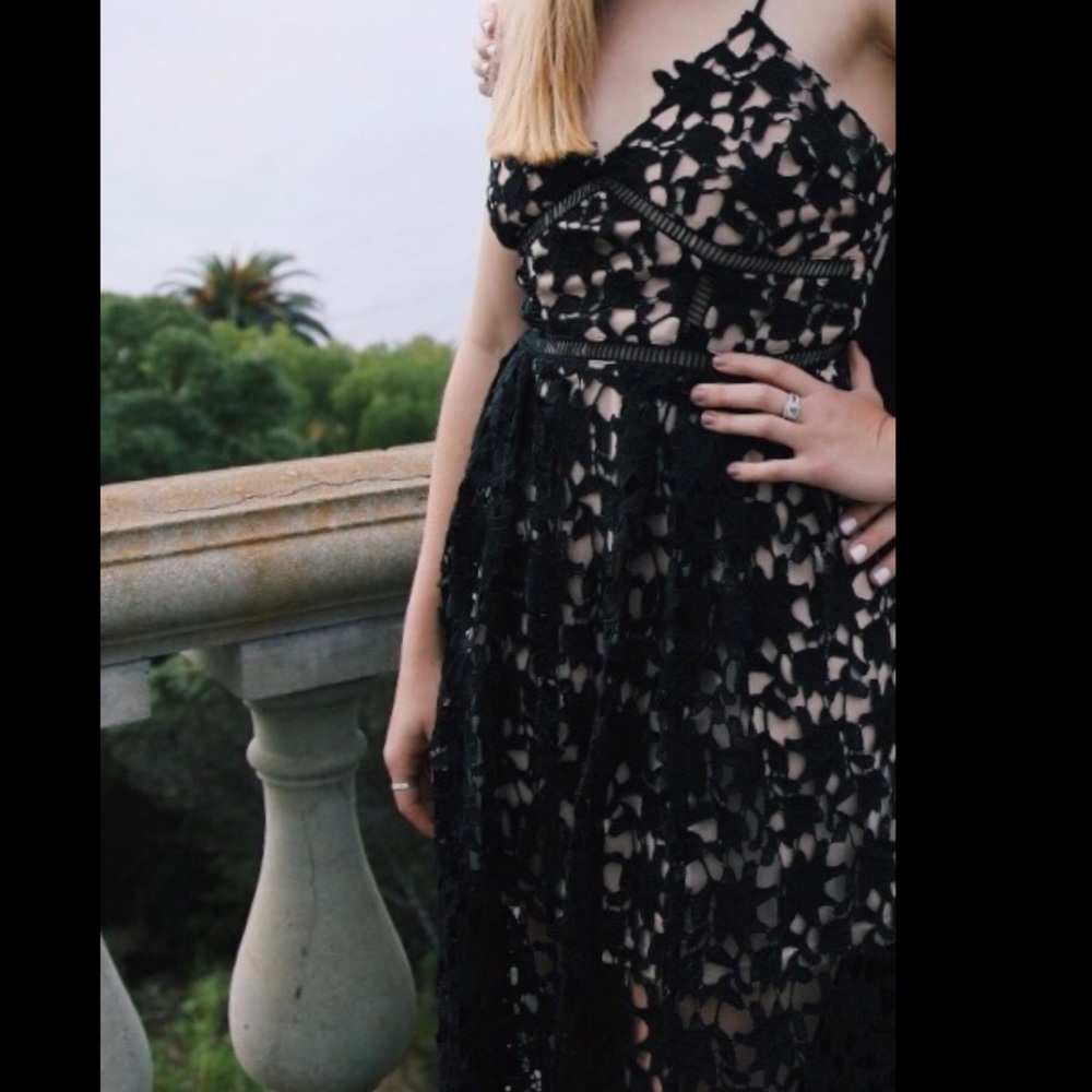 Multilayered Lace Dress